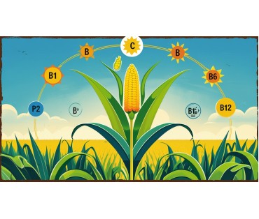 Про вплив вітамінів B1, B2, PP, C, B6, B12 та фолієвої кислоти на врожайність кукурудзи